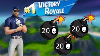 Back to Back 20 Bombs in Ranked Fortnite