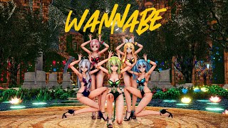 【MMD/60 FPS】 WANNABE 【ITZY】