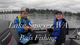 Bass Fishing with a friend on Lake Sawyer in Washington 5/13/2024