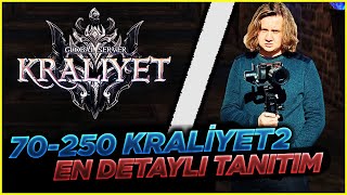 MERAKLA BEKLENEN SERVER ! 70-250 WSLİK SERVER KRALİYET2 TANITIM #metin2 #metin2pvp #kraliyet2