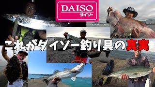 ダイソー釣り具は釣れない！この動画が真実です【総集編】