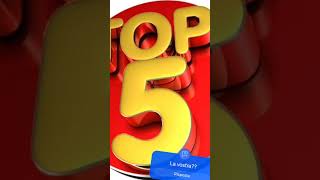 la mia top 5 (la vostra)