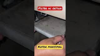 Filter AC Ertiga,Kotor Banget #shorts #suzuki #suzukiertiga #ertiga #bengkel #bengkelmobil