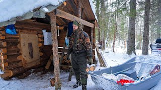 МУСОР В ТАЙГЕ! УДАЧНЕЙШАЯ РЫБАЛКА В ГЛУХОЗИМЬЕ. НАЛОВИЛ КРУПНЯКА. ЗАКРЫЛ КАПКАНЫ.