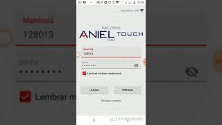 9. Como re-abrir uma Nota baixada no Aniel Touch para correção dos materiais aplicados.