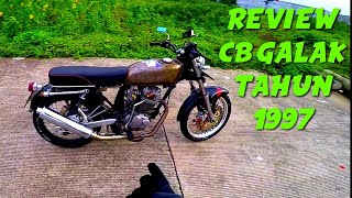 Review honda cb clasic basic mesin tiger 1997..mesin galak