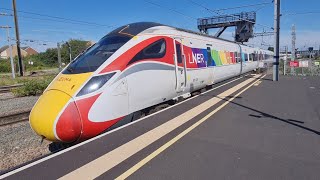 LNER Azuma " Together " departing Peterborough on 20/06/2024