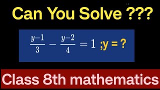 Nice Algebra Math Simplification | Class 8 Math | Find Value X | Can You Solve? 💯🔥