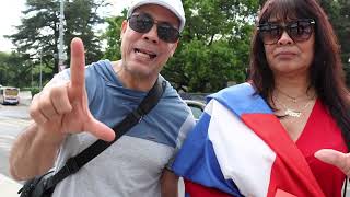 Cubanos en Suiza manifiestan su desacuerdo con la injerencia cubana en el conflicto Rusia-Ucrania