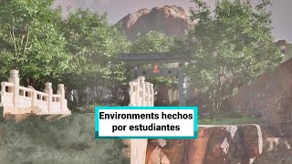 Trabajos de egresados/as de la especialización Environments para Videojuegos!