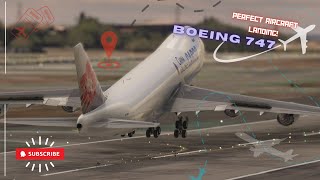 EMERGENCY Aircraft Landing!! Boeing 747 Air China Landing at Los Angles Airport