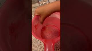 Hot water to remove fuzz on imperfections  finger