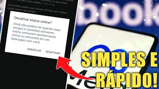 Como DESATIVAR o ONLINE do FACEBOOK