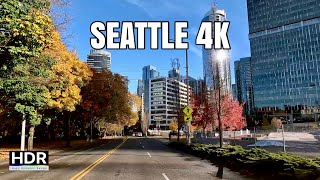 Driving Downtown Seattle 4K