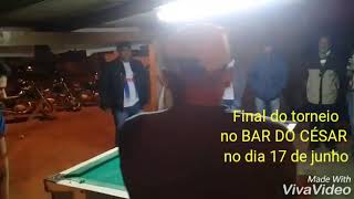 Final do torneio de sinuca em VÁRZEA GRANDE- MT, PICHULICO X WILSON VIDEO 1