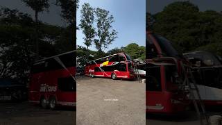 Line perdana double decker mtrans tujuan malang