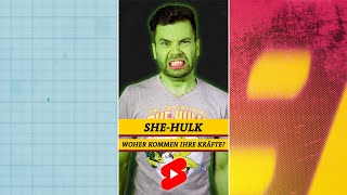 Superkraft durch radioaktive Strahlung? 💪🏼☢️ #shorts #marvel #shehulk