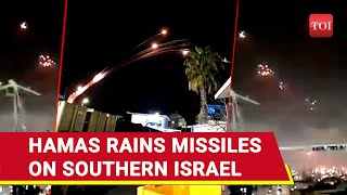 Hamas Missiles Bombard Southern Israel After Tel Aviv; Iron Dome Fails  To Stop Barrage | Watch