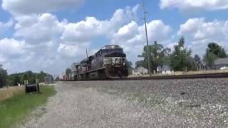 NS EBD intermodal on the Chicago Line in Millbury, OH