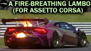 A Fire Breathing Multi-Colored Lambo for AC (SingleRacer Scorching Summer Shorts)