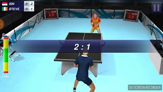 Table tenis (gameplay android,IOS)#final,Isn vs Steve McQueen mahhon