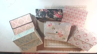 5 x 7 Gift Box Tutorial to hold your cards & envelopes and stamps or photos using @annagriffinvideos