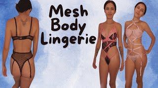 Naiadesaqua Tries On Mesh Bodystockings And Lingerie!!!