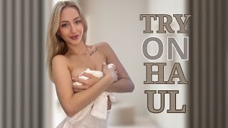 [4K] Try On Haul With Terry Mill | No Bra & No Panties 2024