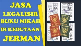 LEGALISIR BUKU NIKAH DI KEDUTAAN JERMAN | 085281077379