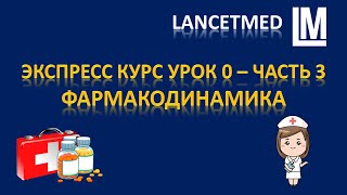 Упрощеный курс по фармакологии урок 0 часть 3 - Выучи фармакодинамику за 17 минут!