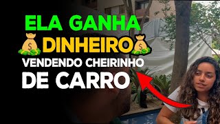 ELA GANHA DINHEIRO VENDENDO CHEIRINHO DE CARRO SEM SER NO FAROL