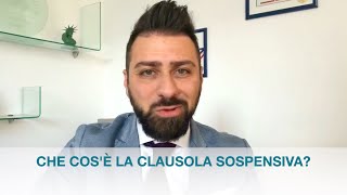 Mutuo: cos'è la clausola sospensiva?