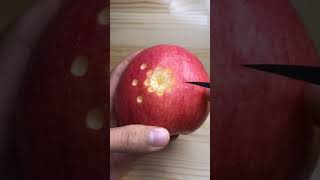 Beautiful Apple Carving #shorts