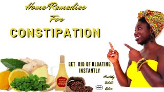 Three effective natural remedies for constipation. Natural and homemade remedies  at no cost.