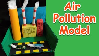 air pollution model | factory model | science schoo| best out of waste | kahaniclubkidlearning |DIY