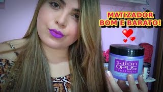 Resenha: Matizador  SALON OPUS VIOLET - ( R$ 12,00) BOM E BARATO ♥