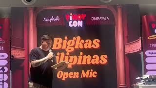 Bigkas Pilipinas Open Mic at Pop Up Play-PinoyCon 2024 with Migs Saludes