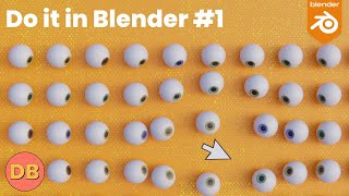 Do THIS in Blender. Eyenimation in Geometry Nodes!