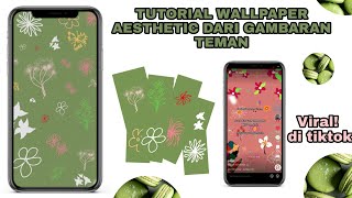 TUTORIAL Edit Jadi Aesthetic Gabungin Wallpaper Dari Gambaran Teman | Wallpaper Aesthetic Tutorial