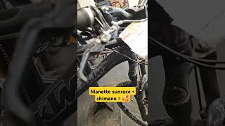 Tu te demande si une manette sunrace 8 vitesses fonctionne avec un dérailleur shimano ?