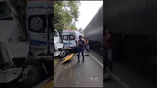 Buenaventura Reportan accidente de tránsito en Zaragoza, una persona atrapada.