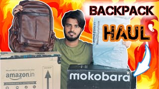 mokobara backpack haul from Amazon| best backpacks for men  | school bag haul | your own choice