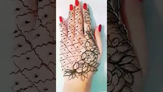 new mehndi design 2024 flower design |new mehndi design 2024 front hand simple |#shorts #mehndi