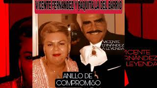 ANILLO DE COMPROMISO VICENTE FERNÁNDEZ Y PAQUITA LA DEL BARRIO