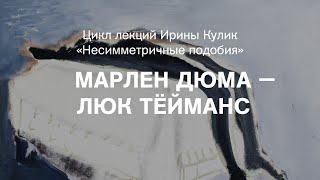 Лекция Ирины Кулик «Марлен Дюма — Люк Тёйманс»