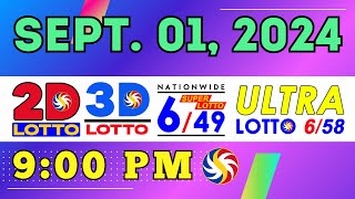 Lotto Result September 1, 2024 ⚡ Full LIST of PCSO Result