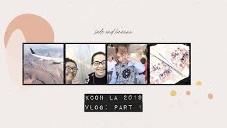 kcon la 2019 vlog: part 1 (pre-LA + day 1!)