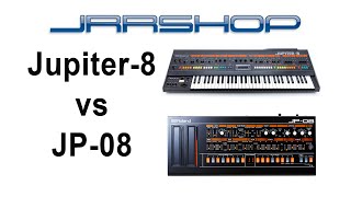 Jupiter 8 vs JP-08 | Roland Boutique vs the Original | Sound Comparison