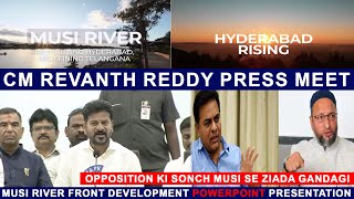 Hyderabad ki Shaan Musi River Project | Telangana CM Revanth Reddy Press Meet