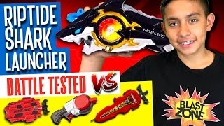 Beyblade | Riptide Blast Shark Launcher | Beyblade Burst Turbo Test